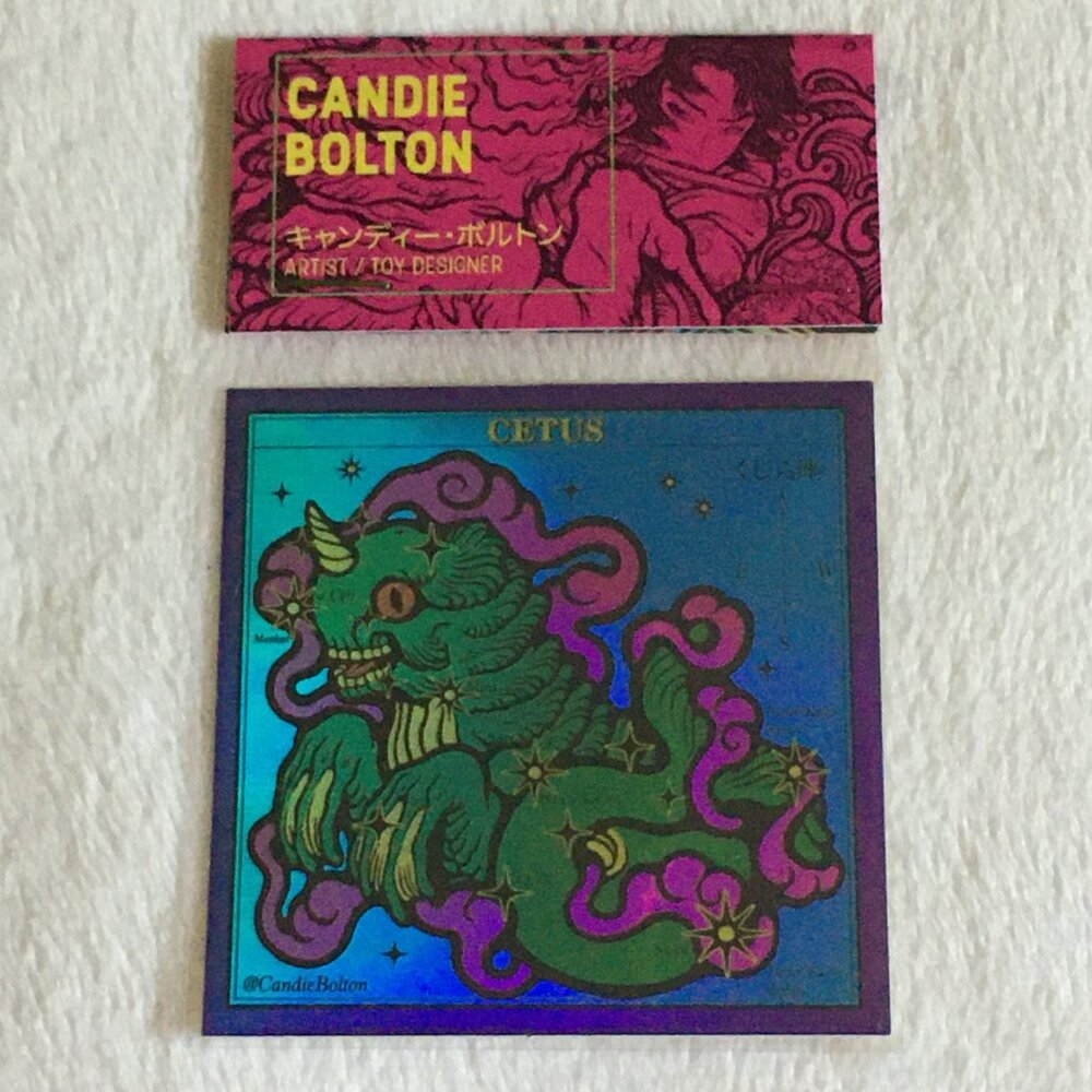 5/$30 Retro Green Cetus Holo Seal Sticker